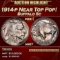 1914-p Buffalo Nickel Near Top Pop! 5c ms67 SEGS
