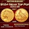 1910-p Gold Indian Half Eagle Near Top Pop! $5 ms65 USCG