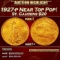 1927-p Gold St. Gaudens Double Eagle Near Top Pop! $20 ms67+ SEGS