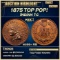 1875 Indian Cent TOP POP! 1c ms66+ RB SEGS