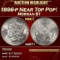 1886-p Morgan Dollar Near Top Pop! $1 ms67+ SEGS