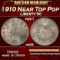 1910 Liberty Nickel Near Top Pop 5c ms66 SEGS