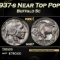 1937-s Buffalo Nickel Near Top Pop 5c ms67 SEGS