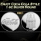 Enjoy Coca Cola Style - 1 oz Silver Round Round