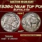 1936-d Buffalo Nickel Near Top Pop 5c ms67 SEGS