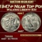 1947-p Walking Liberty Half Dollar Near Top Pop 50c ms67 SEGS