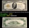 1928 $10 Gold Certificate Signatures Woods/Mellon Grades xf