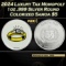 2024 Luxury Tax Monopoly 1oz .999 Silver Round Colorized Samoa Round