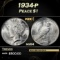 1934-p Peace Dollar $1 Grades ms64