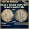 1945-d Walking Liberty Half Dollar Toned TOP POP! 50c ms68 SEGS