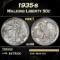 1935-s Walking Liberty Half Dollar 50c Grades au58
