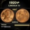 1920-p Lincoln Cent 1c Grades ms66 rd