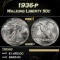 1936-p Walking Liberty Half Dollar 50c ms66+ SEGS