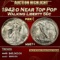 1942-d Walking Liberty Half Dollar Near Top Pop 50c ms67+ SEGS