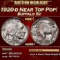 1920-d Buffalo Nickel Near Top Pop! 5c ms66+ SEGS