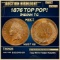 1876 Indian Cent TOP POP! 1c ms67 rb SEGS