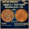 1855 Braided Hair Half Cent C-1 TOP POP! 1/2c ms66 RB SEGS