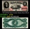 1875 $2 Red Seal United States Note Grades xf FR-47