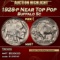 1928-p Buffalo Nickel Near Top Pop 5c ms67 SEGS