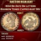 1834 Sm Date Sm Letters Capped Bust Half Dollar Rainbow Toned 50c ms62+ USCG
