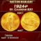 1924-p Gold St. Gaudens Double Eagle $20 ms67 SEGS