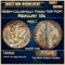 1935-p Mercury Dime Colorfully Toned TOP POP! 10c ms68 fsb SEGS