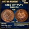1868 Indian Cent TOP POP! 1c ms66+ RB SEGS