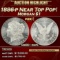 1886-p Morgan Dollar Near Top Pop! $1 ms66+ dmpl SEGS