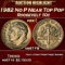 1982 No P Roosevelt Dime Near Top Pop 10c Grades ms67 FB