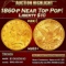 1860-p Gold Liberty Eagle Near Top Pop! $10 ms63+ SEGS