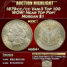 1879-cc/cc Morgan Dollar Vam-3 Top 100 WOW! Near T