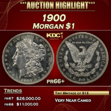 1900 Proof Morgan Dollar $1 pr66+ SEGS