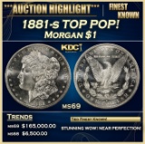 1881-s Morgan Dollar TOP POP! $1 ms69 SEGS