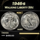 1946-s Walking Liberty Half Dollar 50c Grades ms66