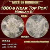 1880-s Morgan Dollar Near Top Pop! $1 ms68+ SEGS