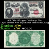 1907 $5 Large Size Legal Tender Note 
