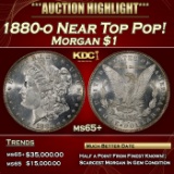 1880-o Morgan Dollar Near Top Pop! $1 ms65+ SEGS