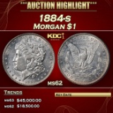 1884-s Morgan Dollar $1 ms62 USCG