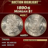 1890-s Morgan Dollar $1 ms65+ SEGS