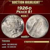 1926-d Peace Dollar $1 ms65+ SEGS
