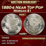 1880-s Morgan Dollar Near Top Pop $1 ms68+ SEGS
