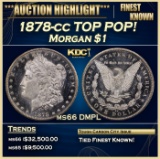 1878-cc Morgan Dollar TOP POP! $1 ms66 DMPL SEGS