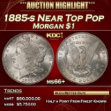 1885-s Morgan Dollar Near Top Pop $1 ms66+ SEGS