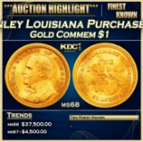 1903 McKinley Louisiana Purchase Gold Commem Dollar TOP POP! 1 ms68 SEGS
