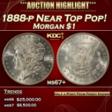1888-p Morgan Dollar Near Top Pop! $1 ms67+ SEGS