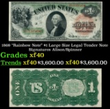 1869 $1 Large Size Legal Tender Note 