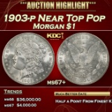 1903-p Morgan Dollar Near Top Pop $1 ms67+ SEGS