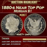 1880-s Morgan Dollar Near Top Pop $1 ms67+ dmpl SEGS