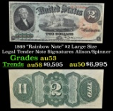 1869 $2 Large Size Legal Tender Note 