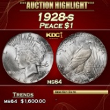1928-s Peace Dollar $1 ms64 SEGS